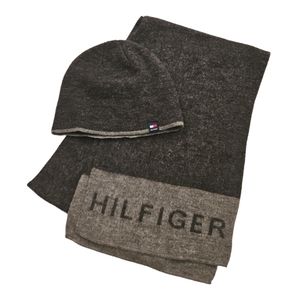 Tommy Hilfiger ​2-Piece Logo Beanie & Scarf Set NWOT